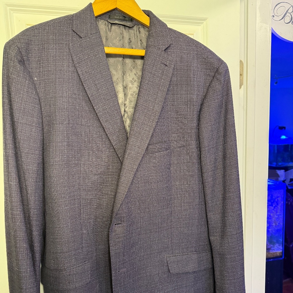 Psycho Bunny sport coat 52R Purple